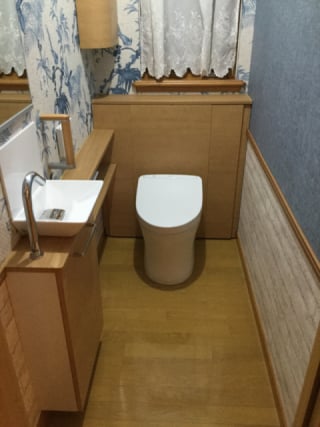 トイレ改装リフォーム工事完了①