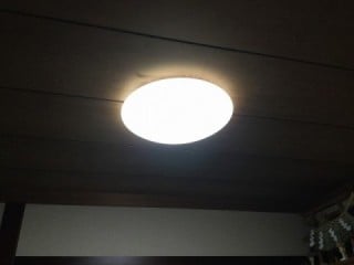 天井照明入替え工事後